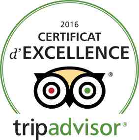 Certificat excelence spéléo canyon trip advisor 2016